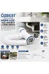 Lüx Paslanmaz Taşlı Körüklü Lavabo Sifon-2
