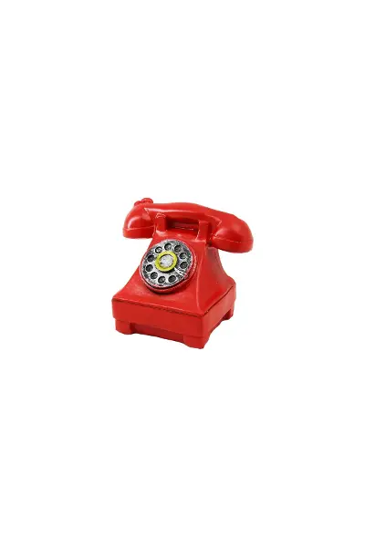 Ankesörlü Telefon Vintage Dekoratif Biblo 12X7.5CM Reçine