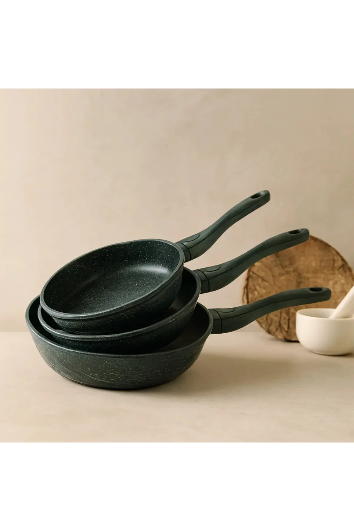Döküm Tava Seti 3'lü (20-24-28 cm)