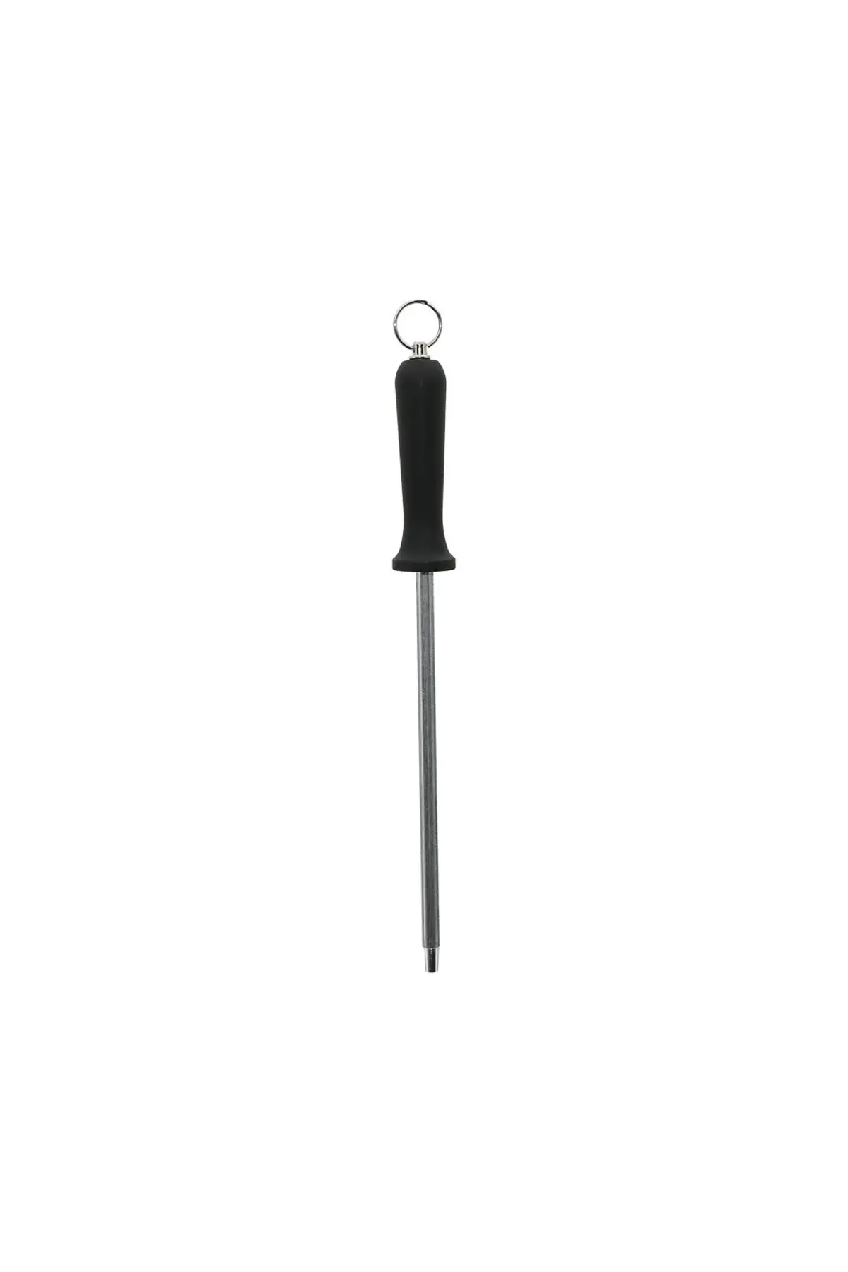 Metal Bilezikli Yuvarlak Masat - Bıçak Bileme Metal Asma Halkalı 30CM