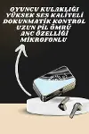 Aynalı Bluetooth Kulaklık ve 7 Kordonlu Akıllı Saat Dijital Göstergeli Uzun Pil Ömrü-2