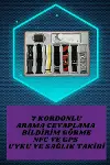 Aynalı Bluetooth Kulaklık ve 7 Kordonlu Akıllı Saat Dijital Göstergeli Uzun Pil Ömrü-3