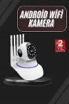 LED Aydınlatmalı 5 Antenli Motorlu 1080P Wifi Kamera Sensörlü-2
