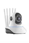 LED Aydınlatmalı 5 Antenli Motorlu 1080P Wifi Kamera Sensörlü-3