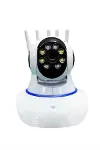 LED Aydınlatmalı 5 Antenli Motorlu 1080P Wifi Kamera Sensörlü-1
