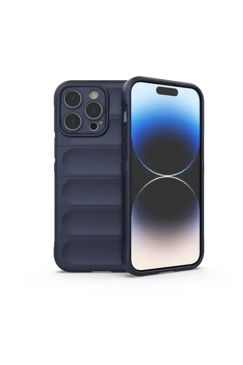 Apple iPhone 16 Pro Max Kılıf Optimum Silikon - Lacivert