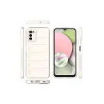 Samsung Galaxy A03s Kılıf Optimum Silikon - Krem-3