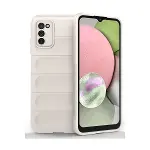 Samsung Galaxy A03s Kılıf Optimum Silikon - Krem-1