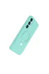 Samsung Galaxy A35 5g Regal Magsafe Standlı Kapak - Su Yeşili-4