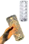 Kristal Lamba Masa Lambası Şarjlı Masa Lambası Dokunmatik Sensör Usb Şarjlı-1