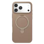 Apple İphone 17 Pro Regal Magsafe Standlı Kapak - Çöl Titanyum-2