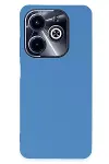 İnfinix Hot 40i Kılıf First Silikon - Mavi-1