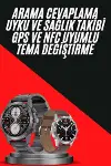 Erkeklere Özel Akıllı Saat Çelik Kordon Bluetooth Bağlantılı İOS ve Android Uyumlu-1