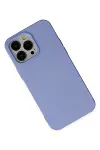 Apple iPhone 14 Pro Max Kılıf Nano içi Kadife Silikon - Lila-3