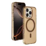 Joko Apple İphone 16 Pro Max Gleam Pc Sert Magsafe Kılıf - Şeffaf-gold-1