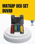 Delme Uç Seti 24 Parça Kutulu Matkap Ucu Ahşap Metal Beton İçin-1