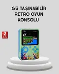 G5 Taşınabilir Retro Game Box 500 Oyunlu Şarjlı Mini Oyun Konsolu-1
