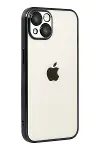 Apple iPhone 15 Razer Lensli Silikon - Siyah-1