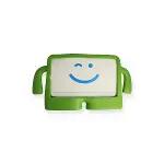 Samsung Galaxy T220 Tab A7 Lite 8.7 Kılıf Karakter Tablet Silikon - Yeşil-3