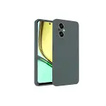 Realme 12 Lite Kılıf First Silikon - Koyu Yeşil-3