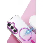 Samsung Galaxy S25 Glossy Magsafe Kapak - Mavi-2