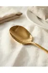 Gold Orta Boy Paslanmaz Çelik Servis Kaşığı & Profesyonel Sunum Gereci 21 cm-3