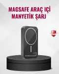 MagSafe Araç Telefon Tutucu 15W Hızlı Şarj Type-C Girişli-1
