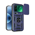 Xiao 17 Pro Pars Lens Yüzüklü Silikon - Lacivert-1