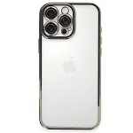 Apple iPhone 16 Pro Max Kılıf Razer Lensli Silikon - Titanyum Gri-3