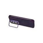 Joko Samsung Galaxy S24 Flet Lens Magsafe Kapak - Derin Mor-2