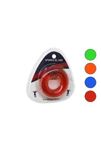 Halka Model Şeffaf - Renkli Sporcu Silikon El Yayı