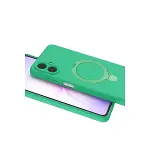 Samsung Galaxy A07 4g Regal Magsafe Standlı Kapak - Yeşil-4