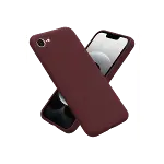 Apple iPhone 16E Kılıf First Silikon - Bordo-2