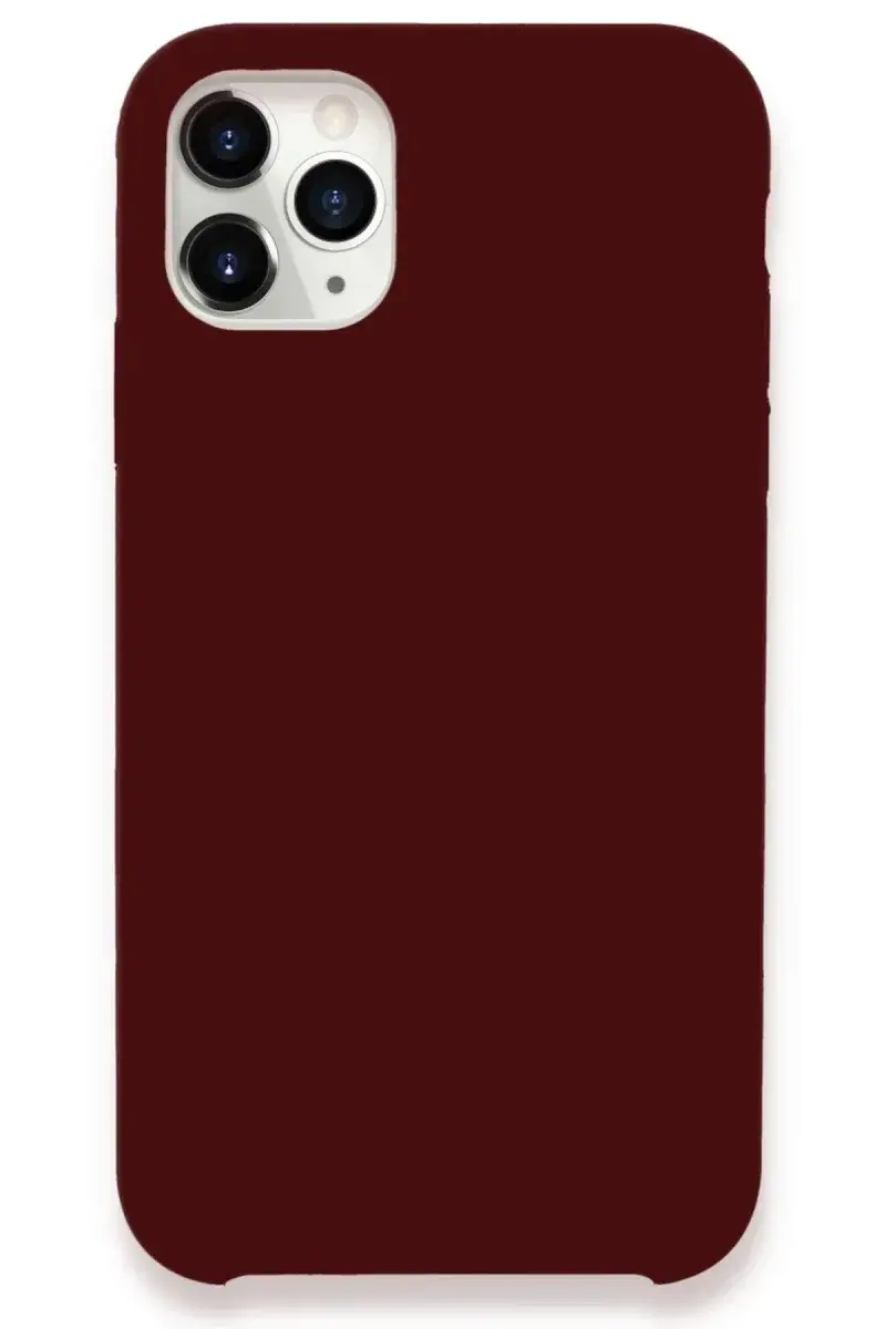 Apple iPhone 11 Pro Max Kılıf Lansman Legant Silikon - Bordo
