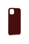 Apple iPhone 11 Pro Max Kılıf Lansman Legant Silikon - Bordo-3