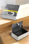Gizli Kasa İngilizce Sözlüğü Kitap Görünümlü Anahtarlı Gizli Mini Çelik Kasa Kilitli-3
