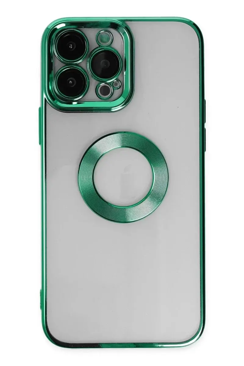 Apple iPhone 14 Pro Kılıf Slot Silikon - Köknar Yeşili
