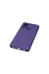 İnfinix Hot 11s Kılıf Nano içi Kadife Silikon - Mor-4