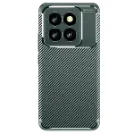 Xiao 14T Pro Kılıf Auto Focus Karbon Kapak - Koyu Yeşil-2