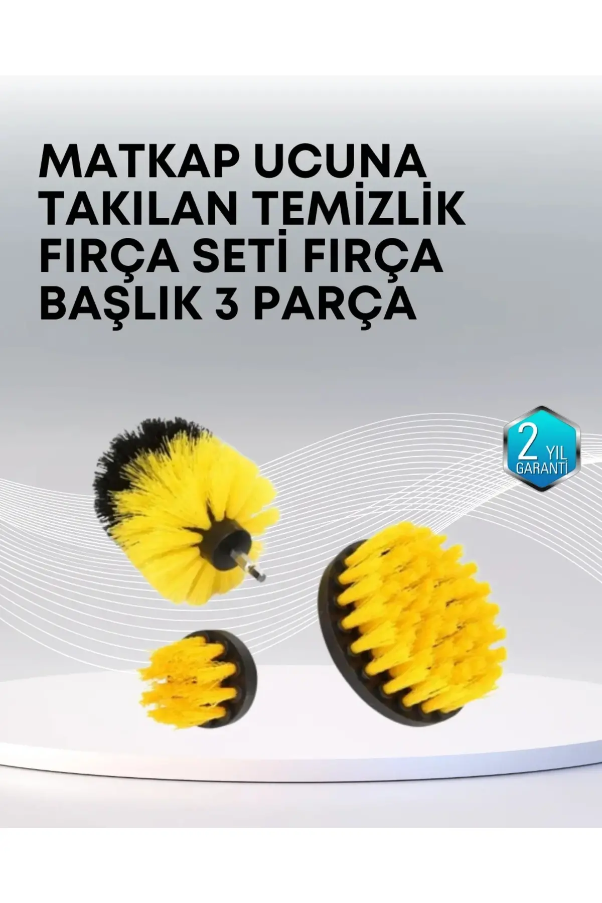 3’lü Matkap Ucu Tezlik Fırçası Seti Çok Amaçlı