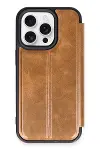 Apple iPhone 14 Pro Kılıf Flip Cover - Taba-1