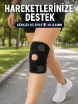 Ayarlanabilir Patella Dizlik Esnek Cırtlı Diz Kapağı Destekleyici Kısa Dizlik-1