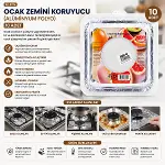 10PCS 20.5CM Ocak Zeni Koruyucu Alünyum Folyo-1