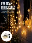 Yıldız Led Işık 5 Metre Dekoratif Aydınlatma Günışığı Yeni Nesil-1