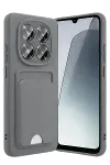 Xiao Red Note 15 4G Kelvin Kartvizitli Silikon - Gri-1