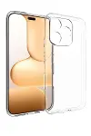 Huawei Honor 600 Lite Lüx Şeffaf Silikon - Şeffaf-1
