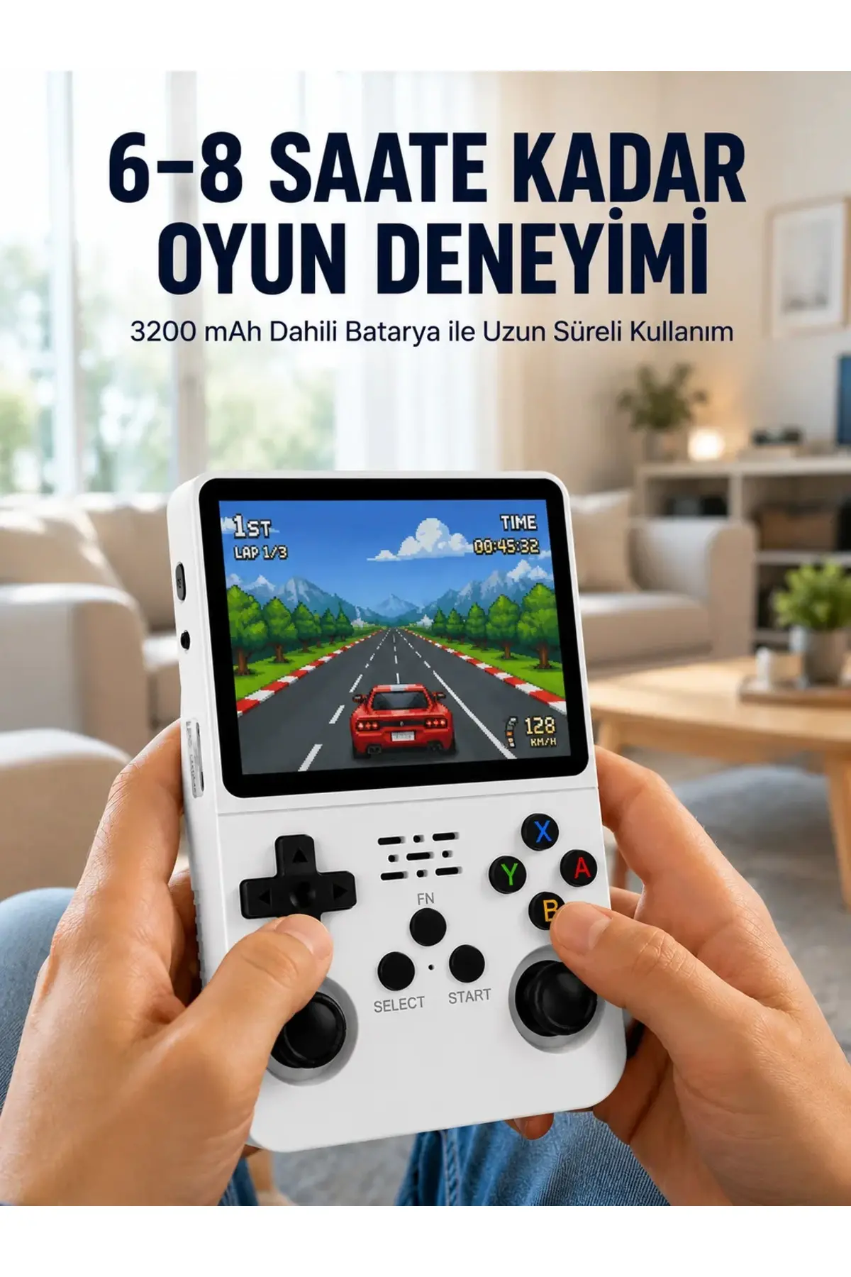 64 GB Retro Oyun Konsolu – Çoklu Emülatör Desteği, Linux Tabanlı Açık Sistem Yeni Nesil
