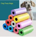 Köpek Dışkı Poşeti 4lü Düz Renk Set-4
