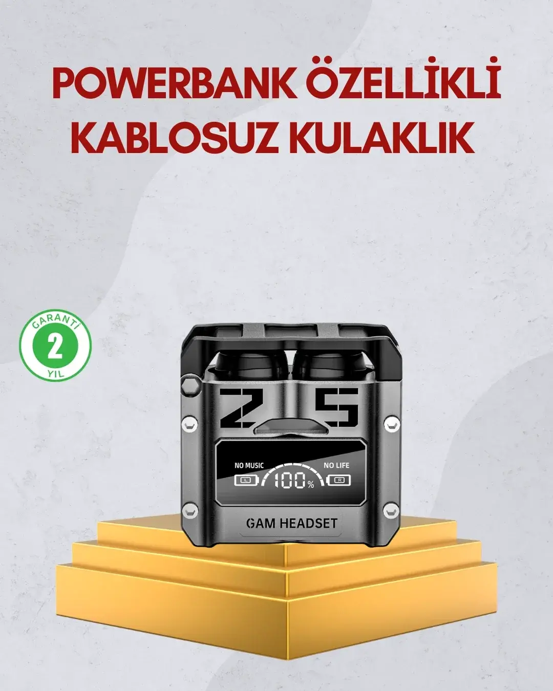 Bluetooth 5.0 Kulak İçi Kulaklık krofonlu Kablosuz Model