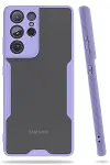 Samsung Galaxy S21 Ultra Kılıf Platin Silikon - Lila-1